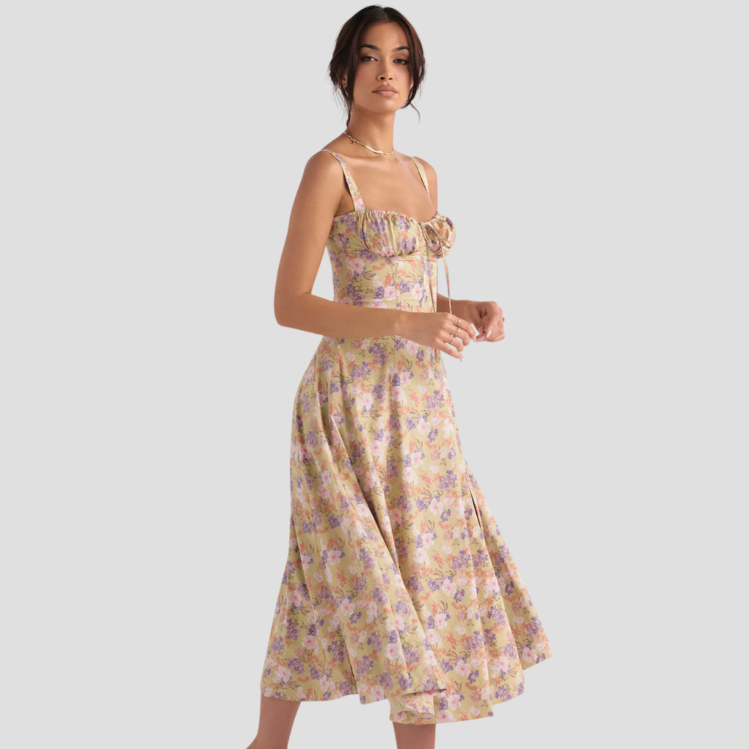 Maya | Floral Midi Dress