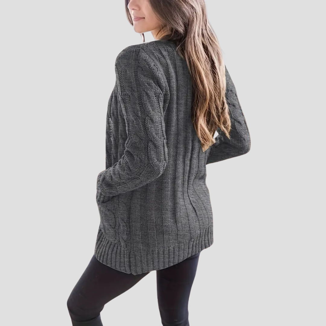 Imogen | Cable Knit Cardigan