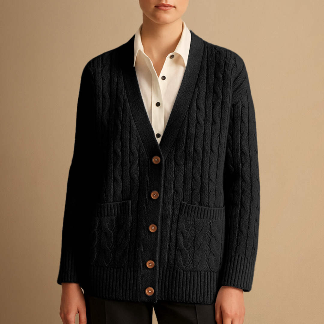 Imogen | Cable Knit Cardigan