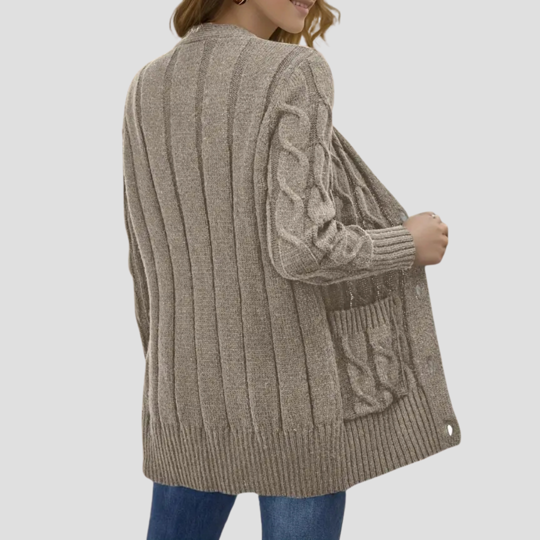 Josephine | Cable Knit Cardigan