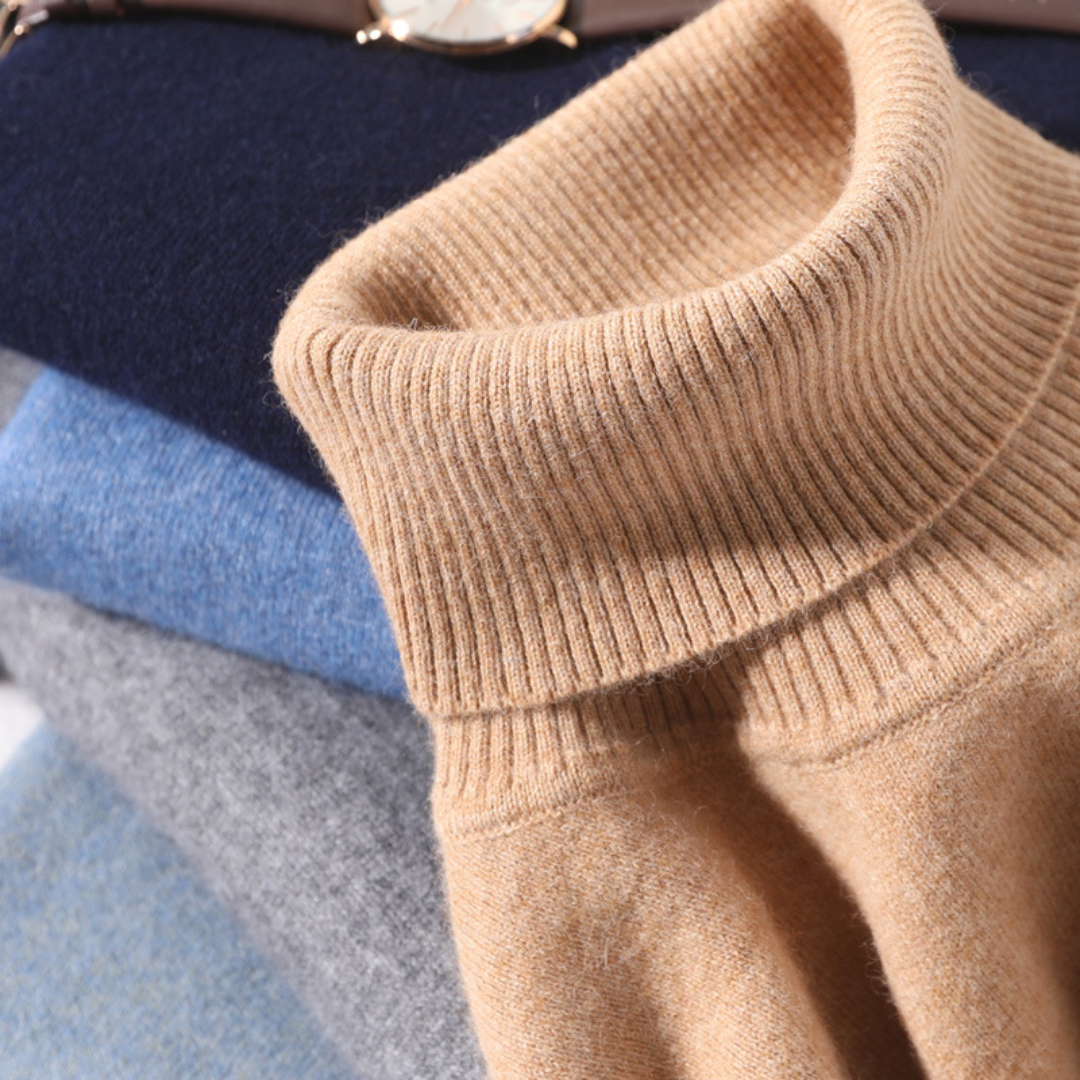 Sinclair | Ribbed Turtleneck Jumper