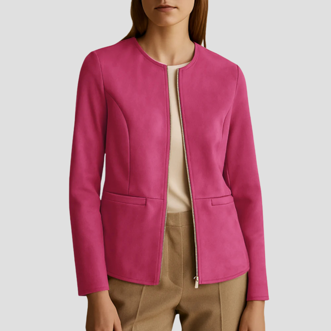 Zosia | Cropped Round-Neck Jacket