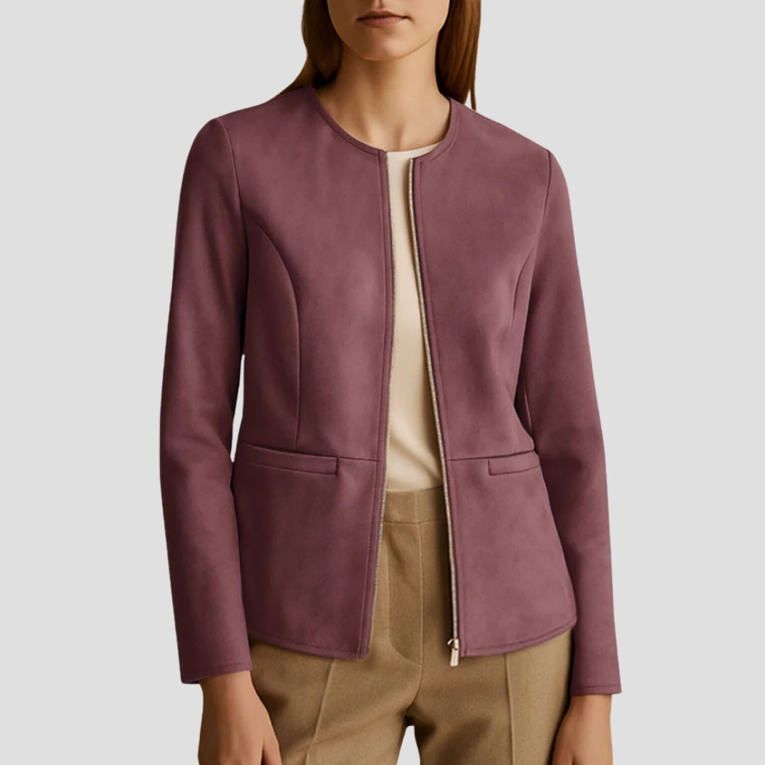 Zosia | Cropped Round-Neck Jacket