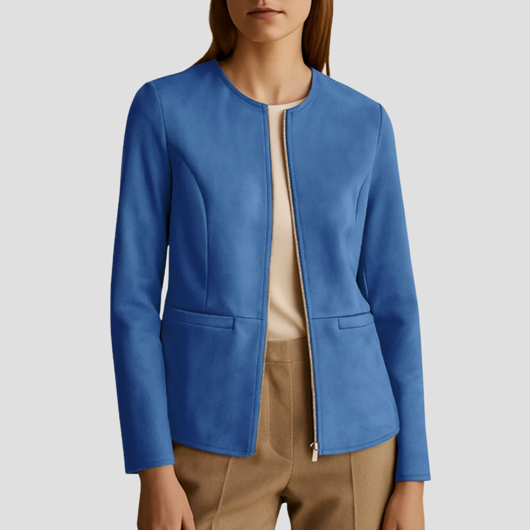Zosia | Cropped Round-Neck Jacket