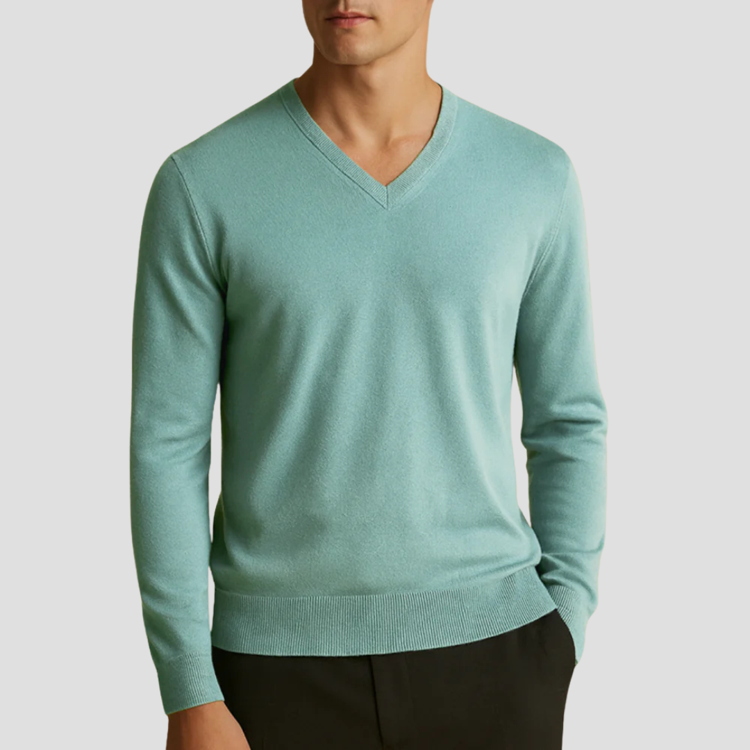 Borden | Classic V-Neck Jumper