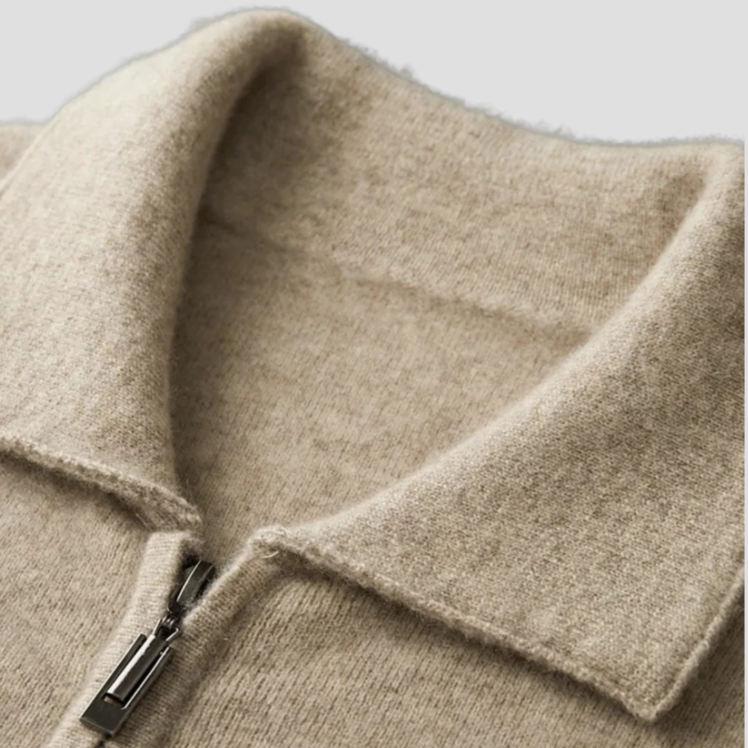 Gareth | Zip-Up Cardigan