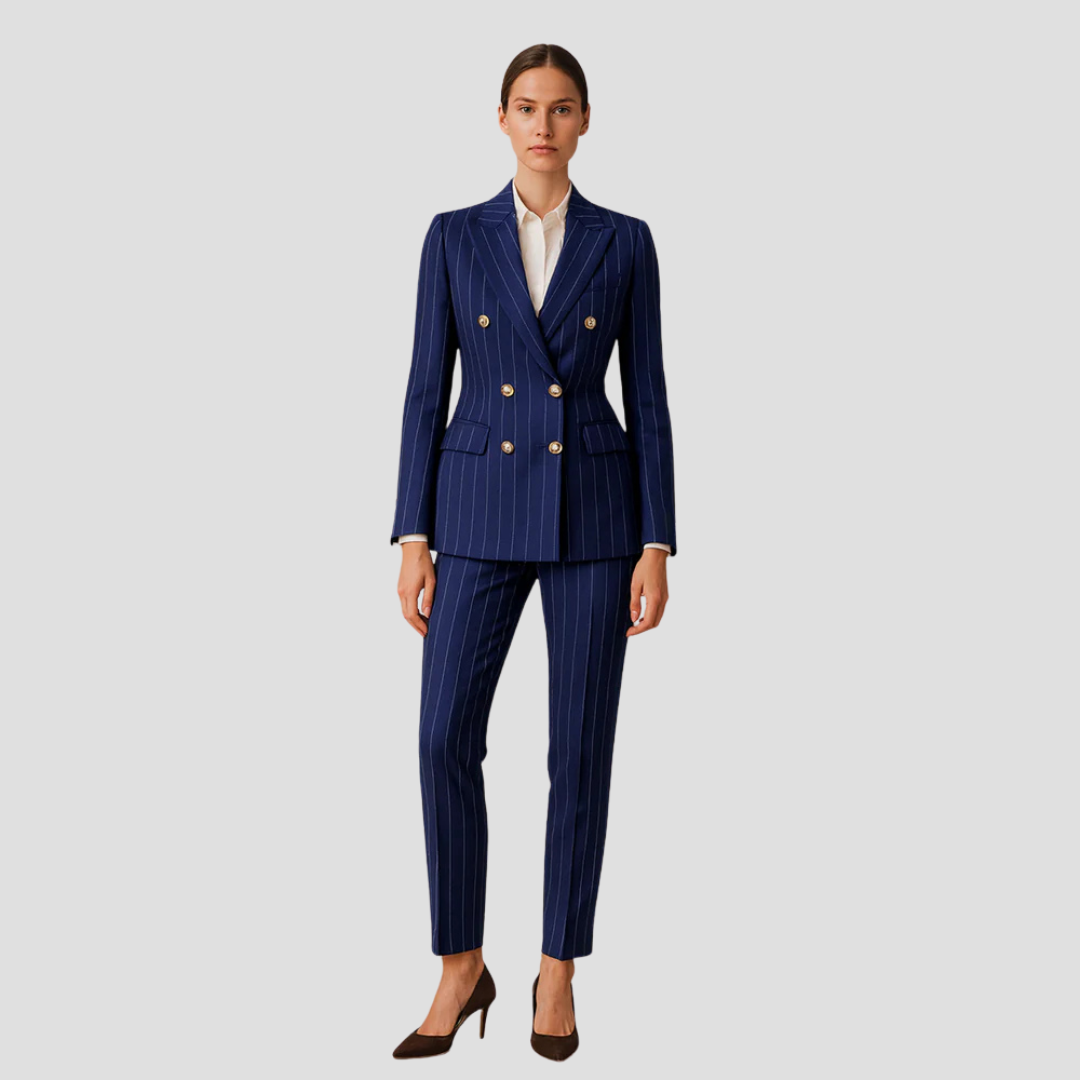 Rosa | Pinstripe Suit Set