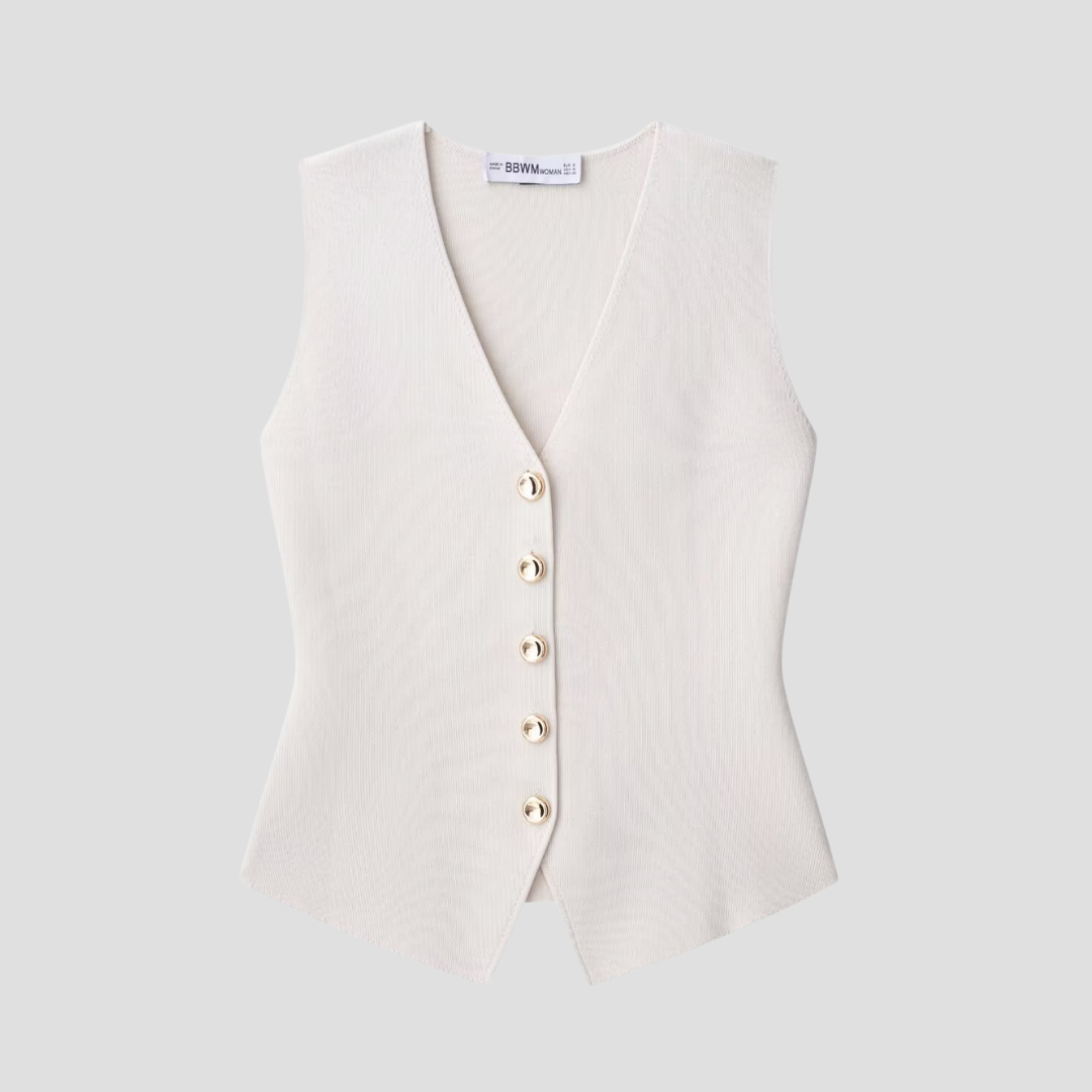 Honoria | Button-Front Vest