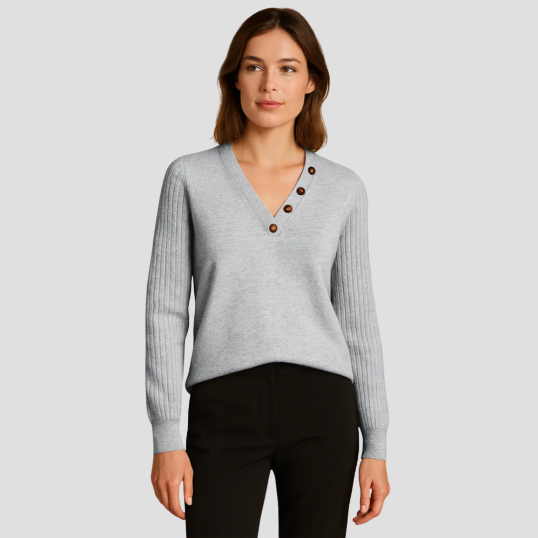 Hazel | Button Detail Jumper