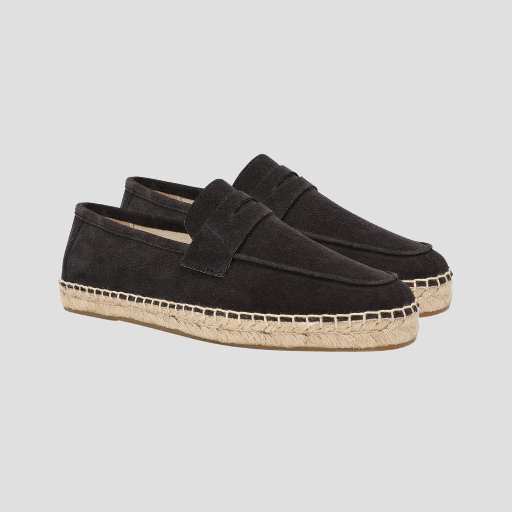 Rupert | Suede Espadrille Loafers