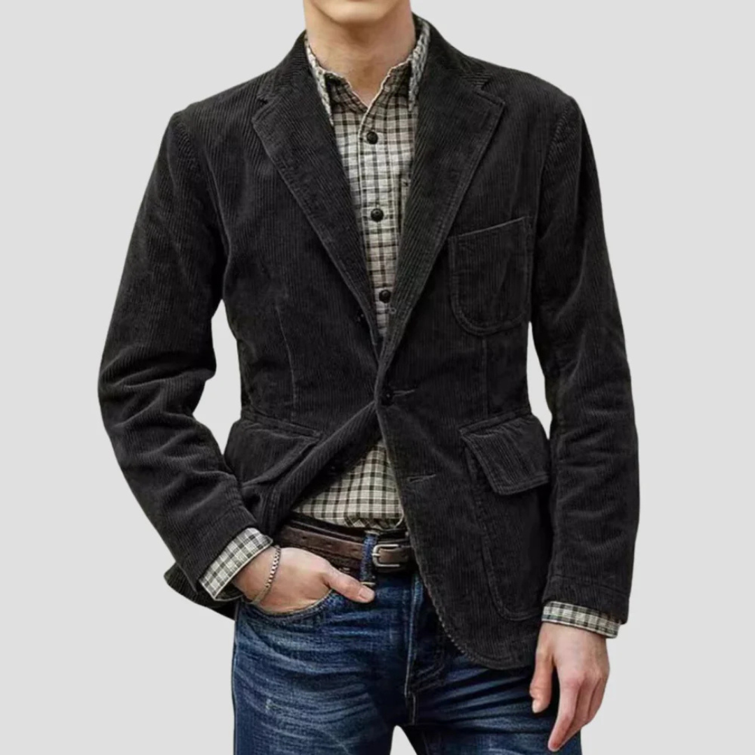 Auben | Textured Corduroy Blazer