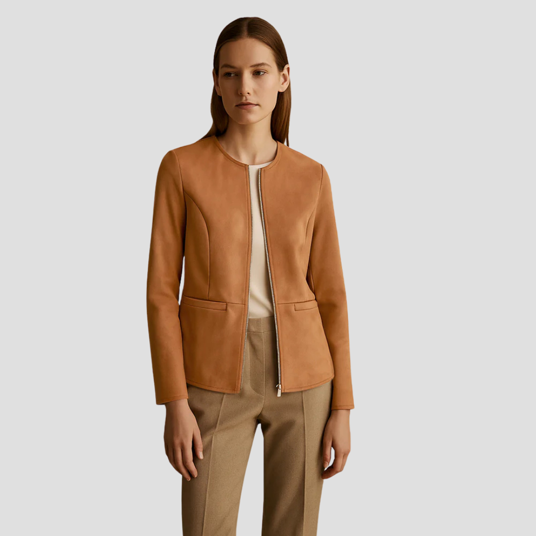 Zosia | Cropped Round-Neck Jacket