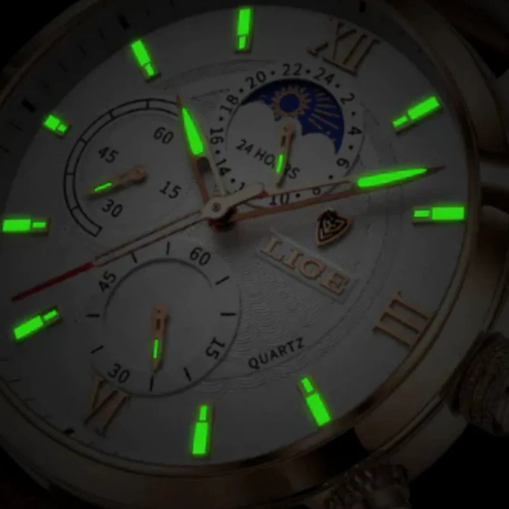 Brogan | Leather Chronograph Watch