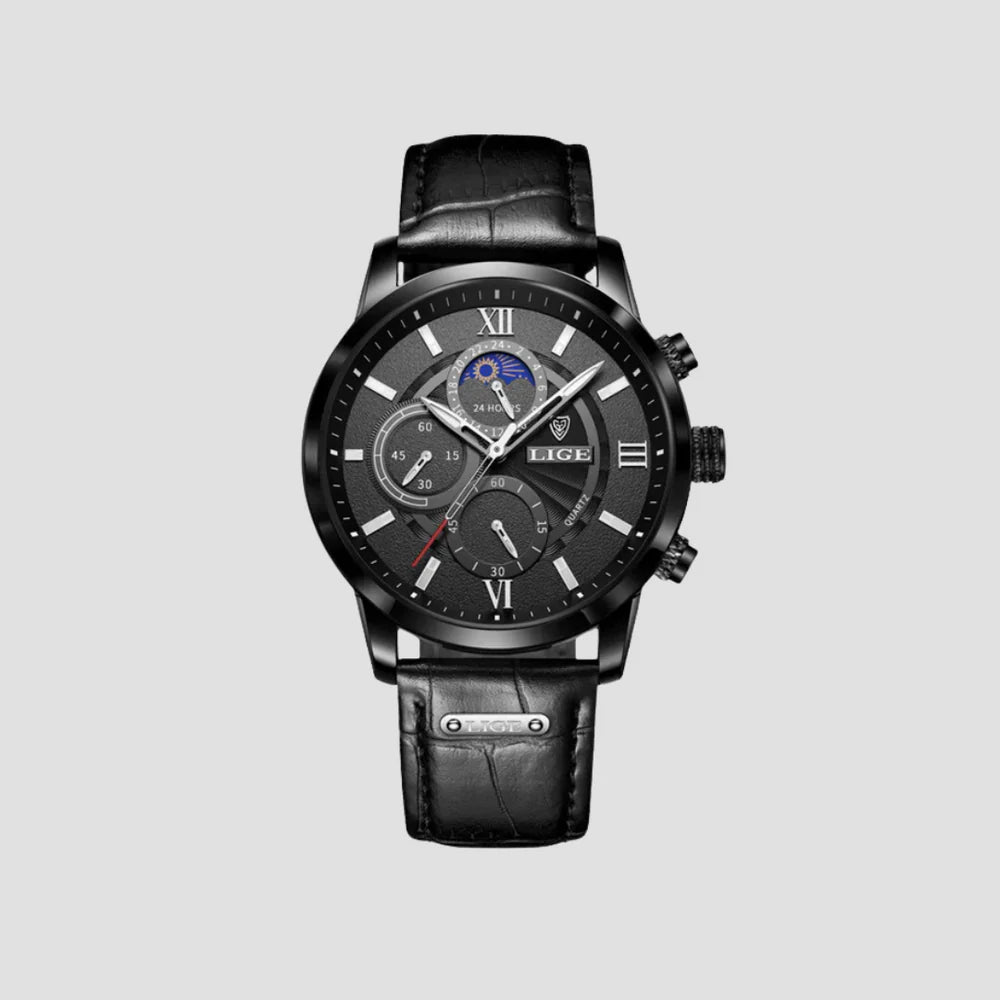 Brogan | Leather Chronograph Watch