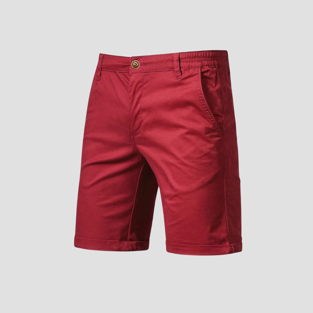 Luke | Cotton Chino Shorts