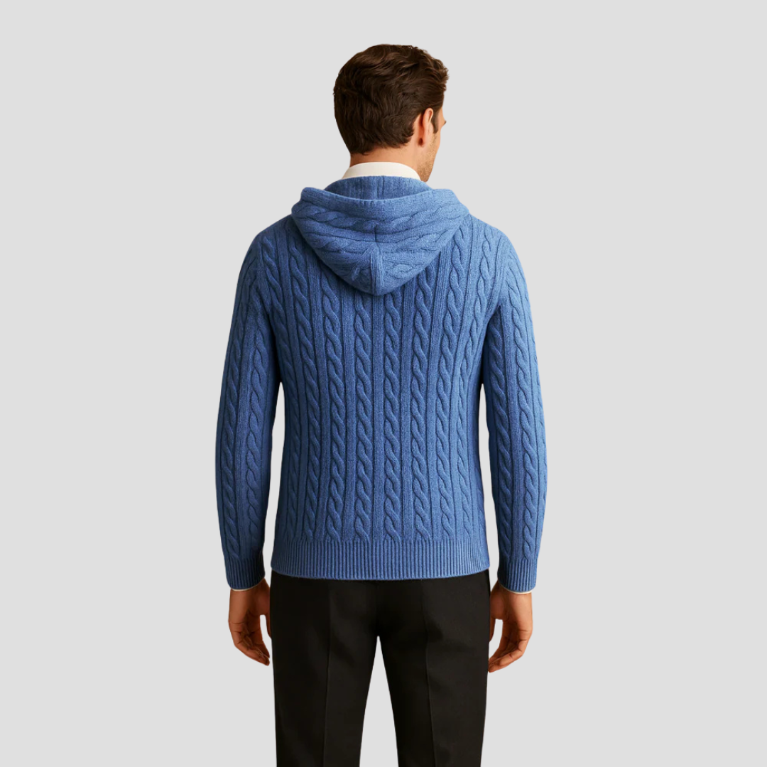 Ferris | Cashmere Hooded Cardigan