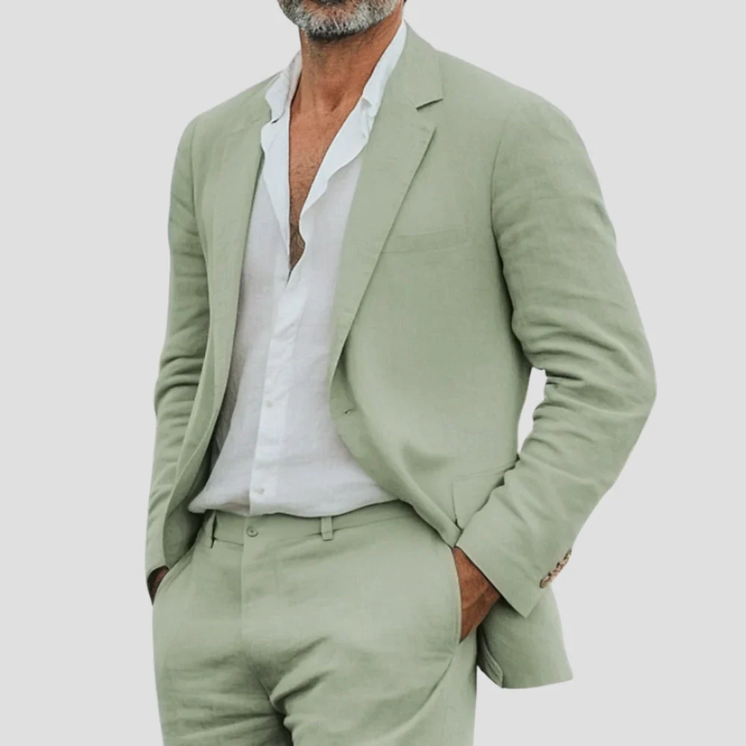 Hugh | Linen Two Piece Suit