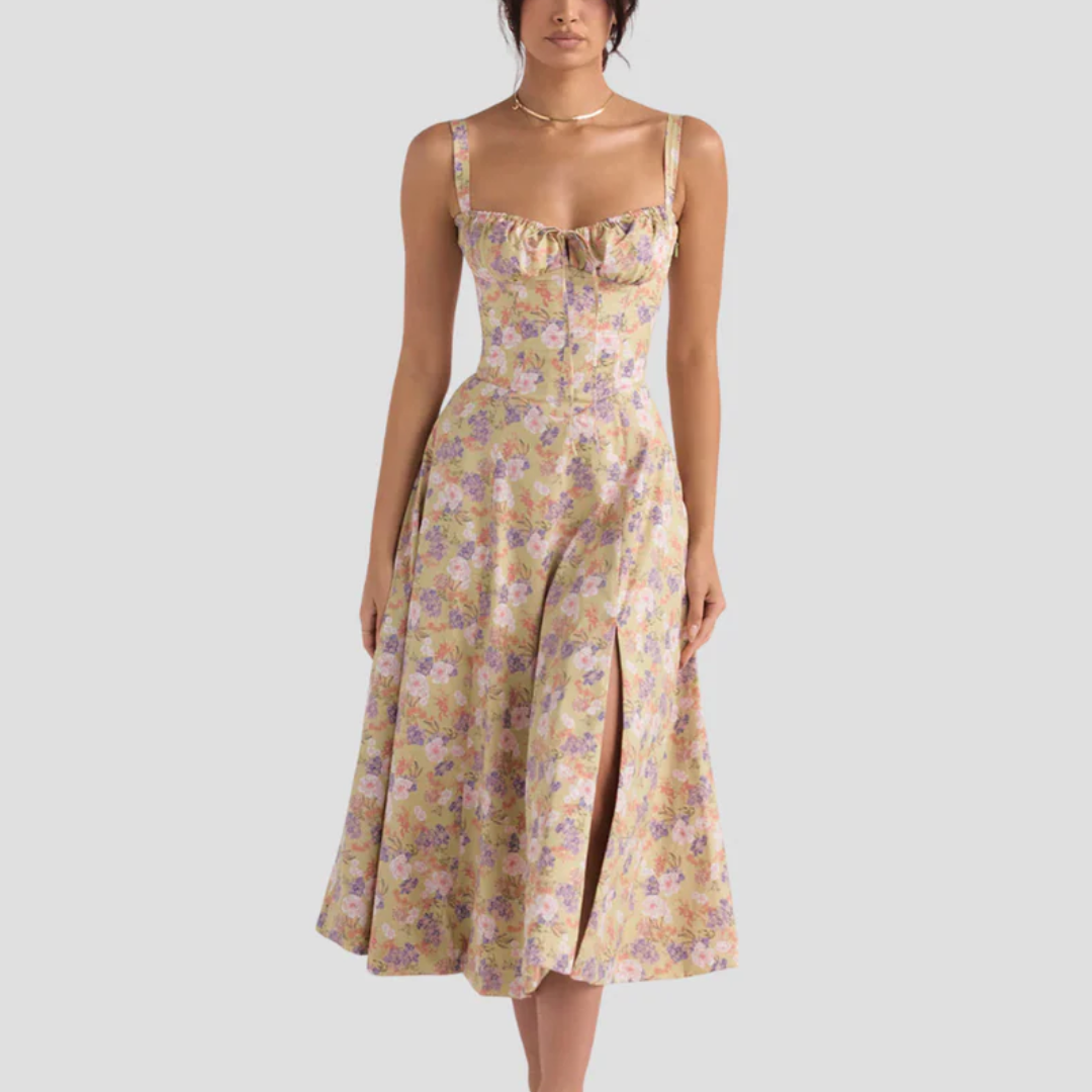 Maya | Floral Midi Dress