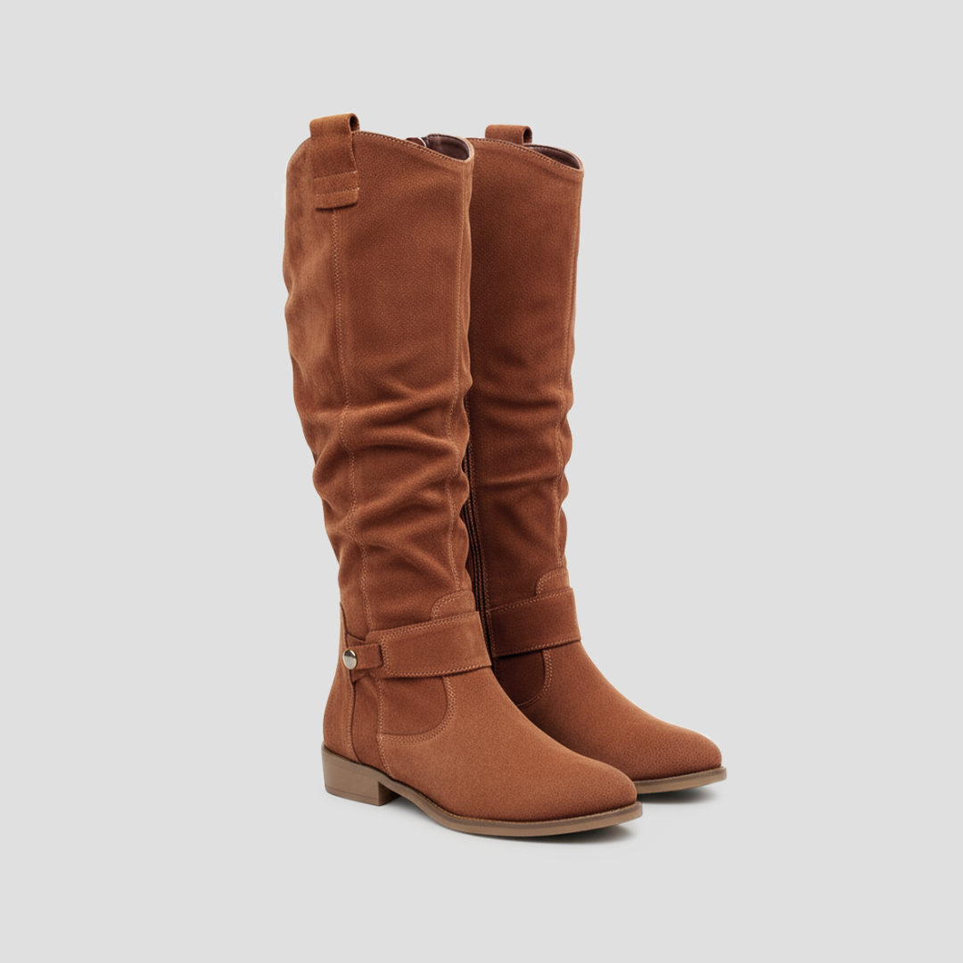 Bella | Suede Knee-High Boots