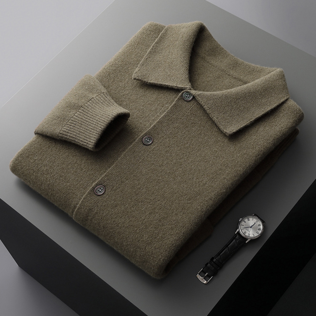 Piers | Classic Cashmere Cardigan