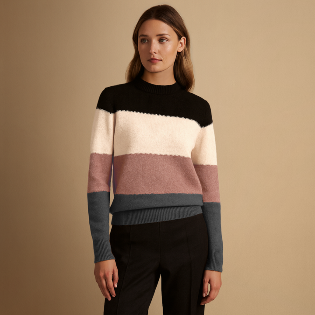 Lila | Color Block Knit Jumper