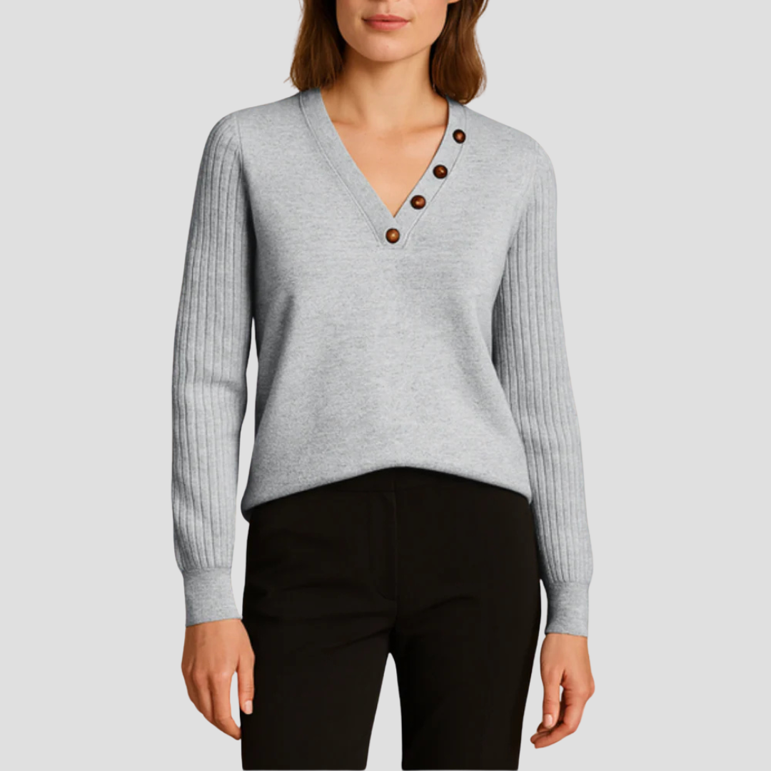 Hazel | Button Detail Jumper