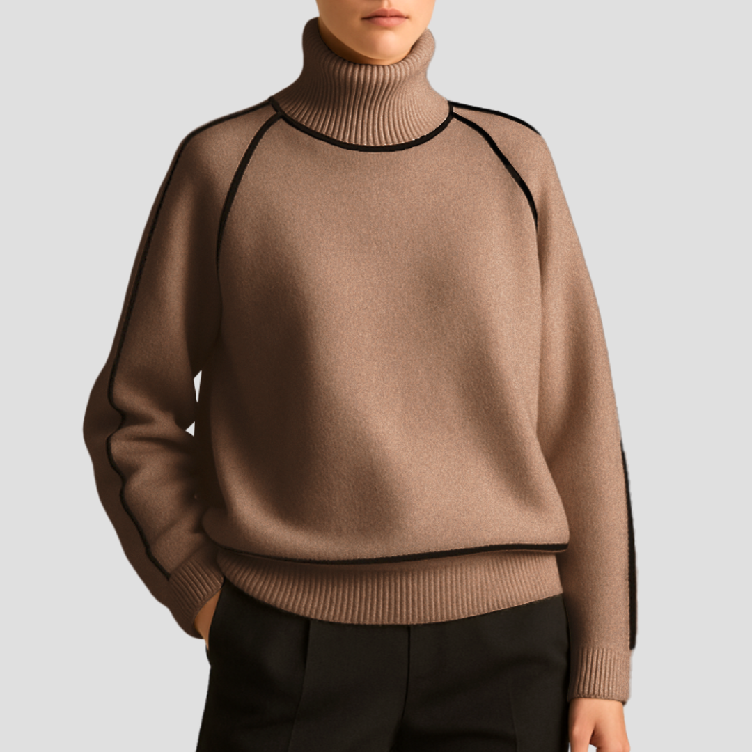 Yara | Refined Contrast Jumper