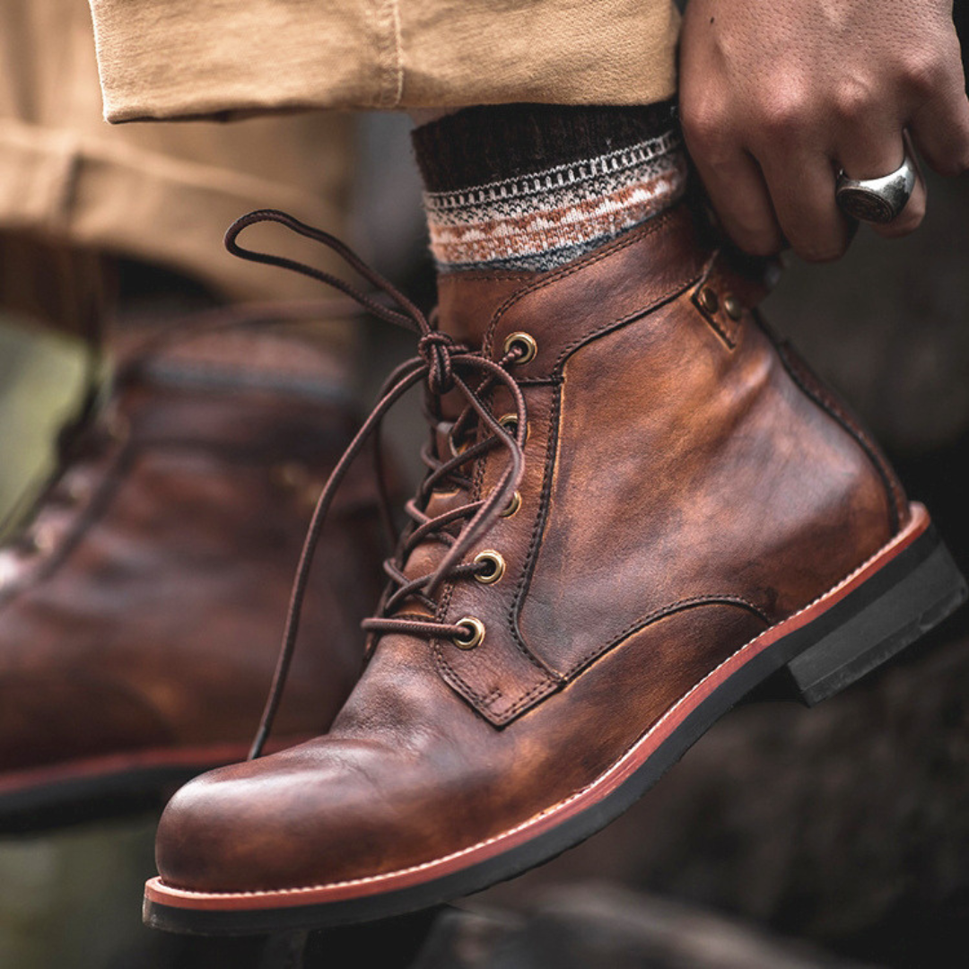 Godfrey | Leather Ankle Boots