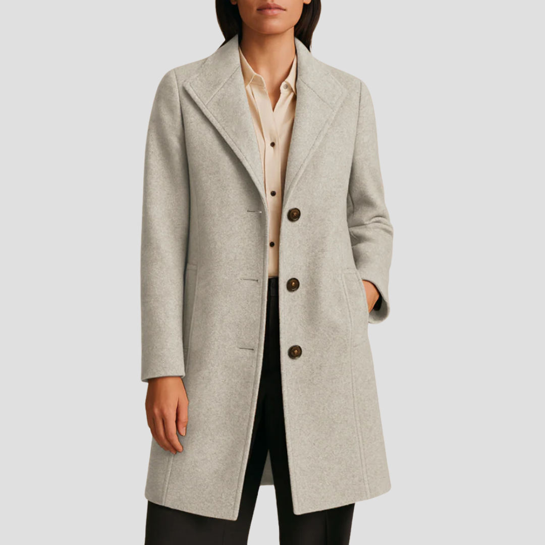 Ismay | Mid-Length Lapel Coat