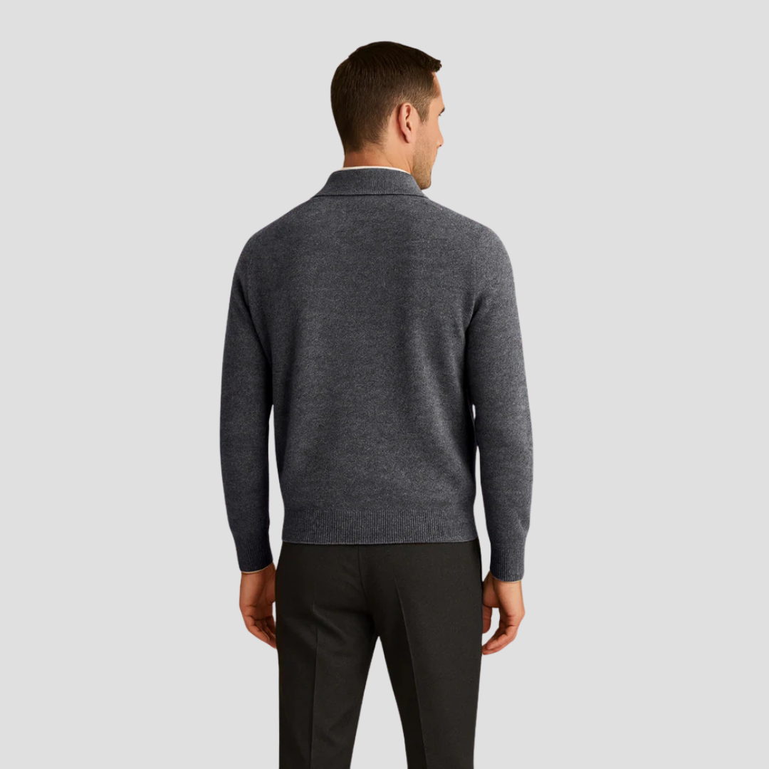 Gareth | Zip-Up Cardigan