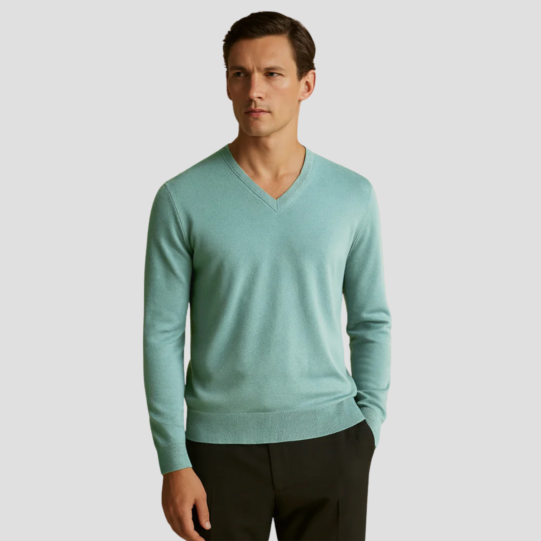 Borden | Classic V-Neck Jumper