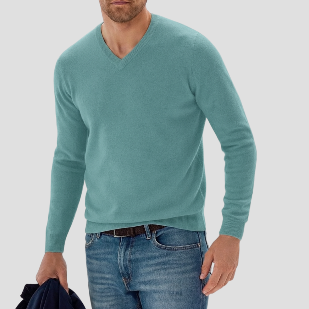 Borden | Classic V-Neck Jumper