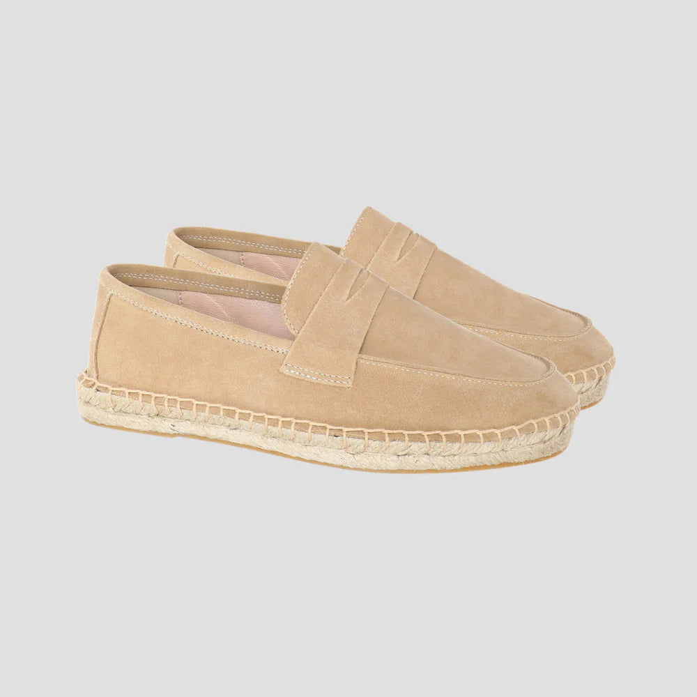 Rupert | Suede Espadrille Loafers