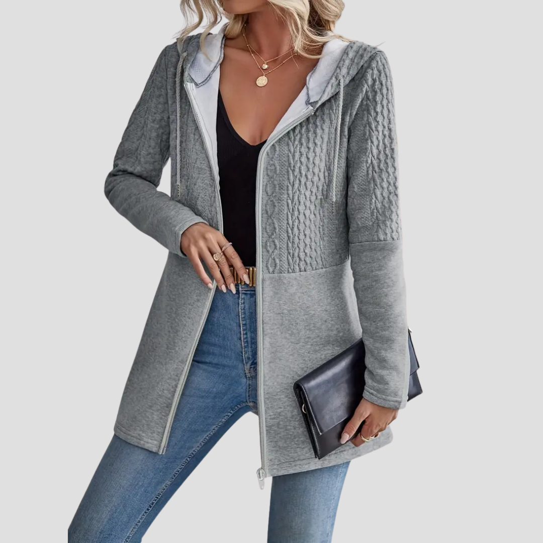 Eugenia | Zip-Up Hoodie Cardigan