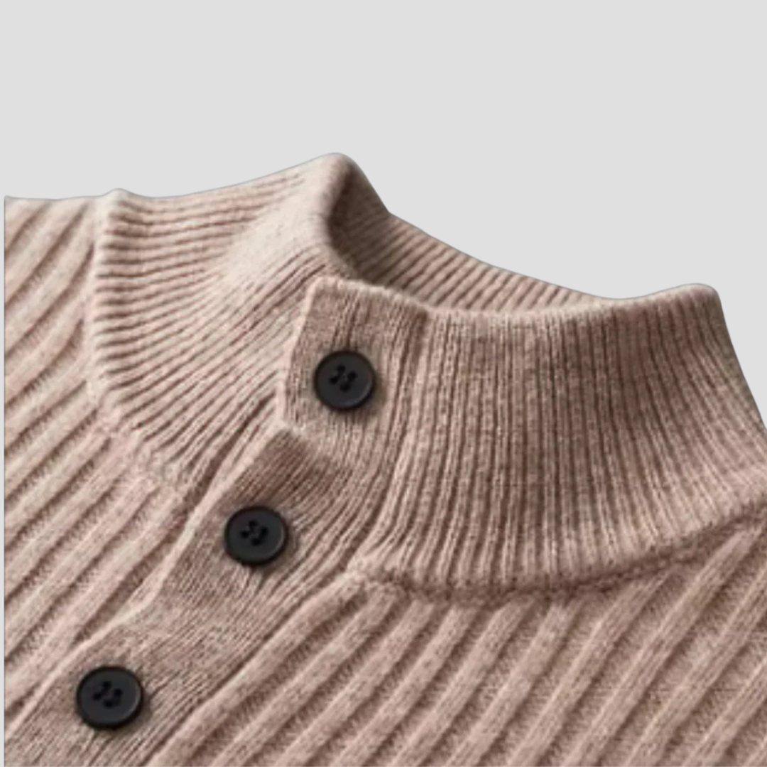 Isaac | Wool Henley Jumper