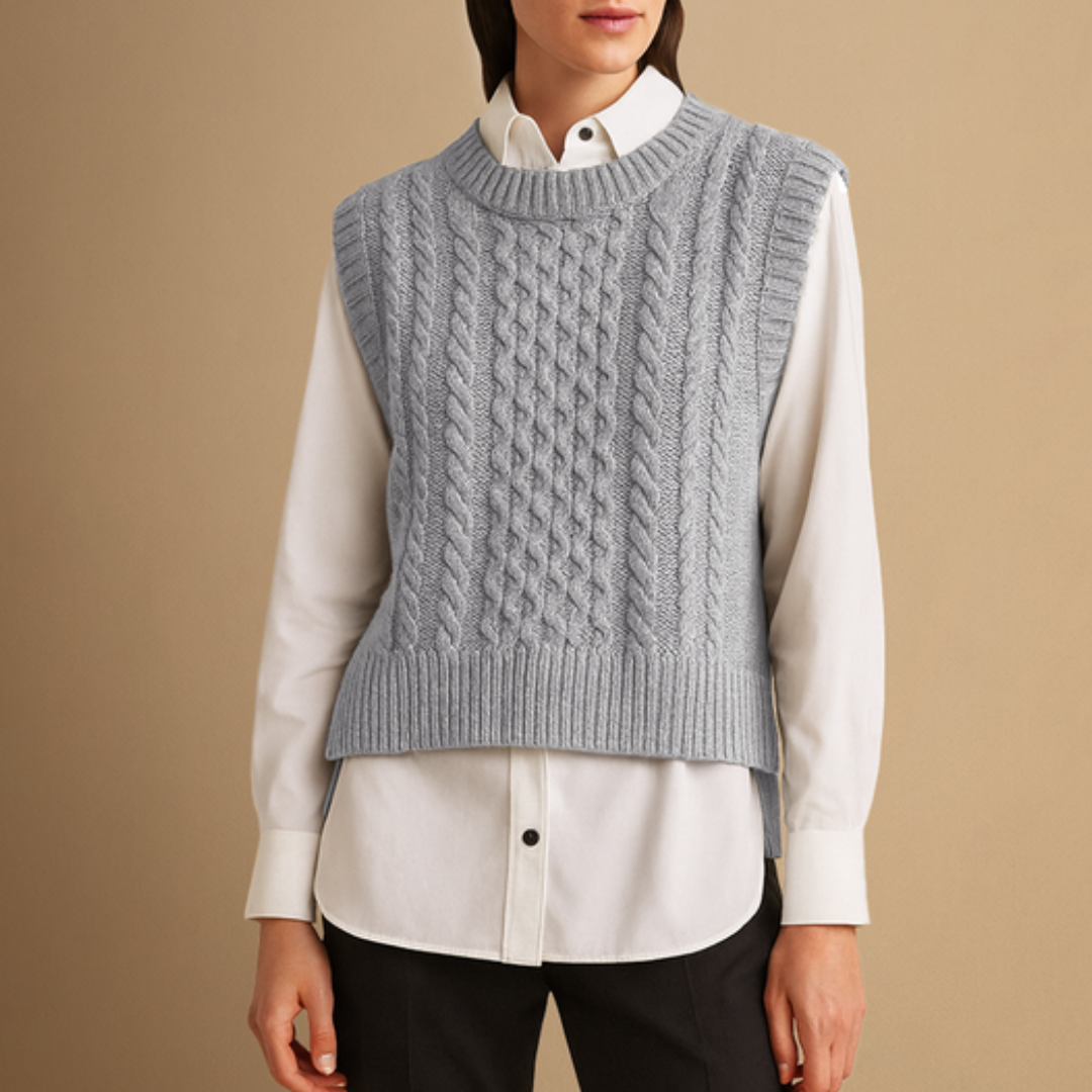 Maud | Knitted Sweater Vest