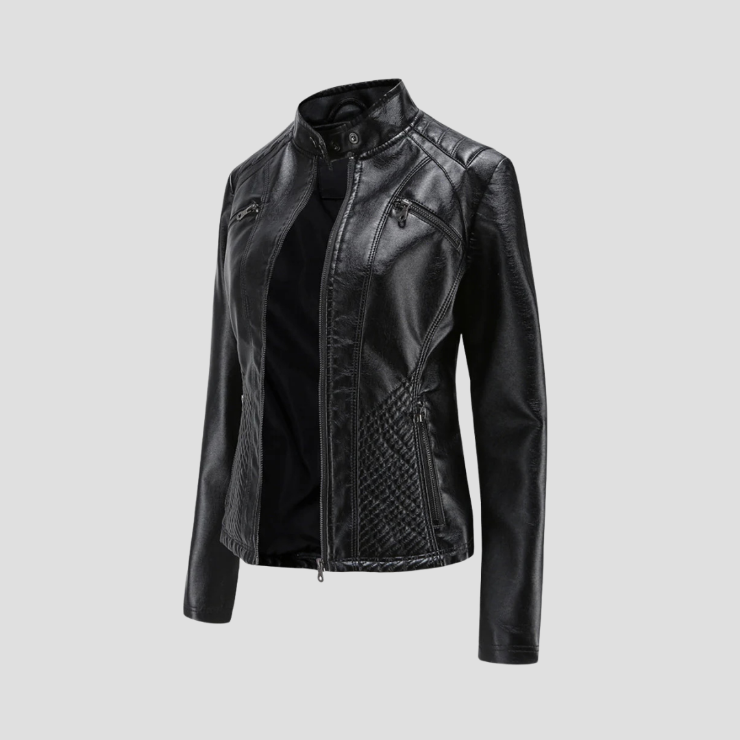 Isabelle | Quilted Leather Jacket