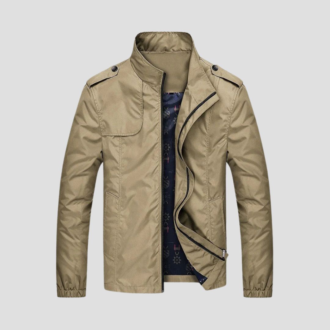 Nigel | Nylon Zip-Up Jacket