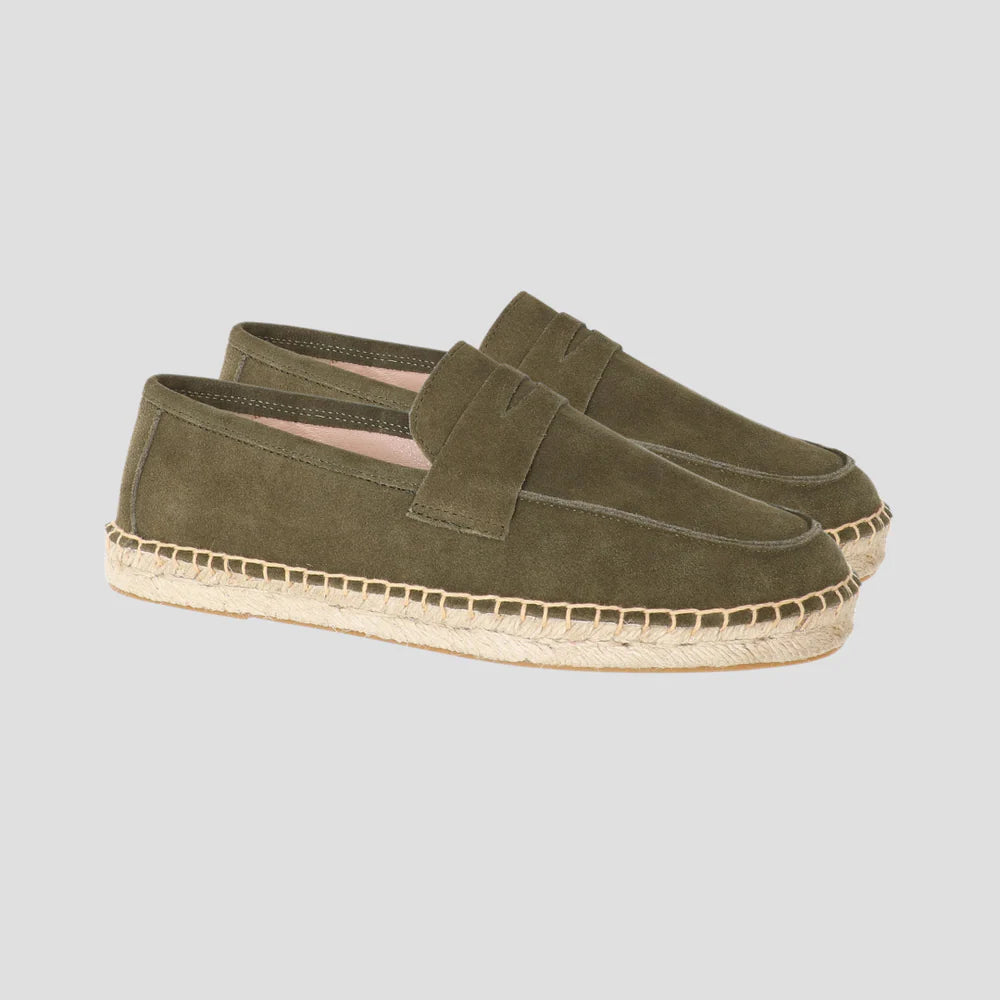 Rupert | Suede Espadrille Loafers