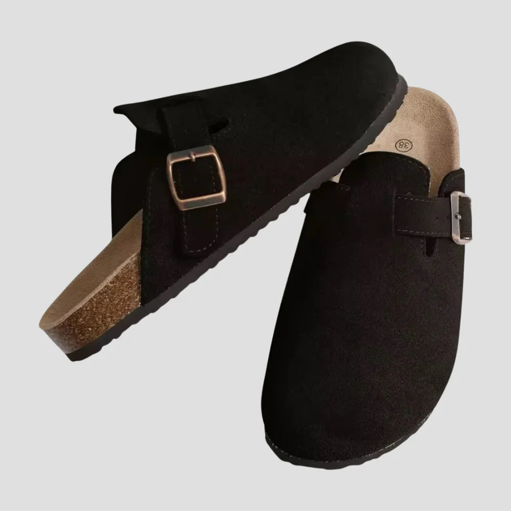 Riley | Suede Mules