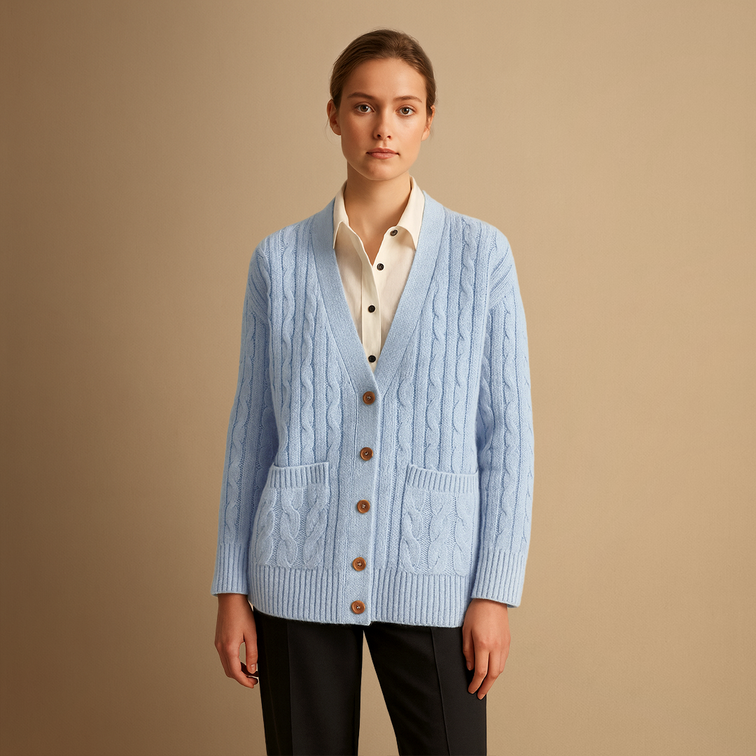 Imogen | Cable Knit Cardigan