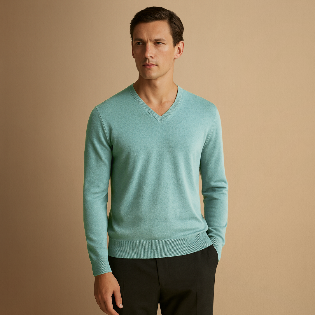 Borden | Classic V-Neck Jumper