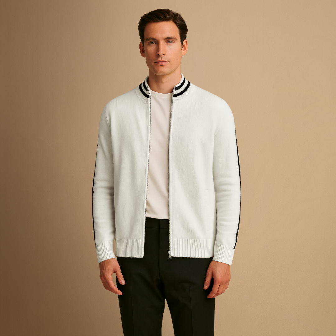 Ivan | Zip Cardigan