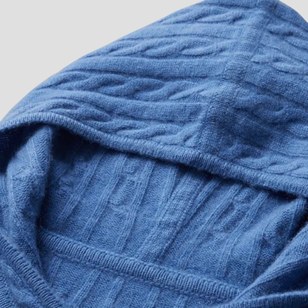 Ferris | Cashmere Hooded Cardigan