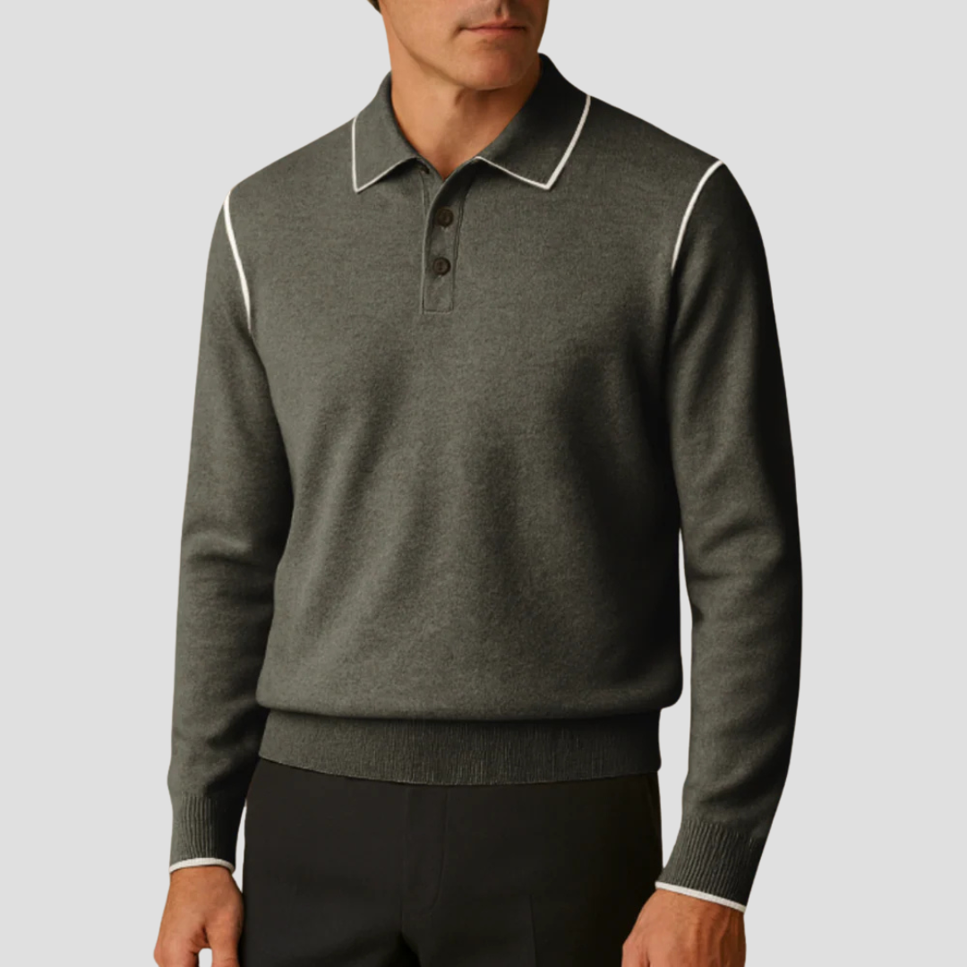 Wilson | Cashmere Polo Sweater