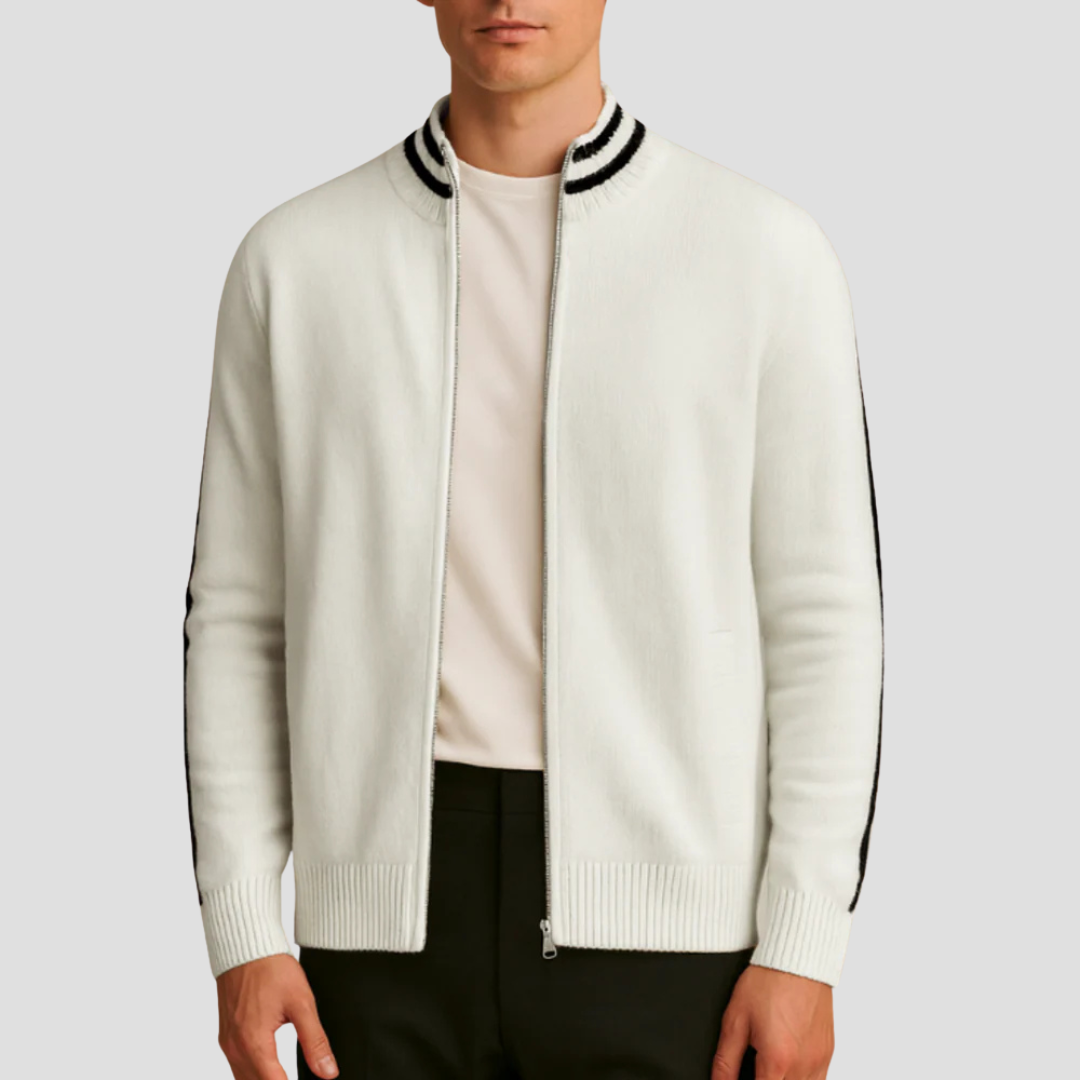 Ivan | Zip Cardigan