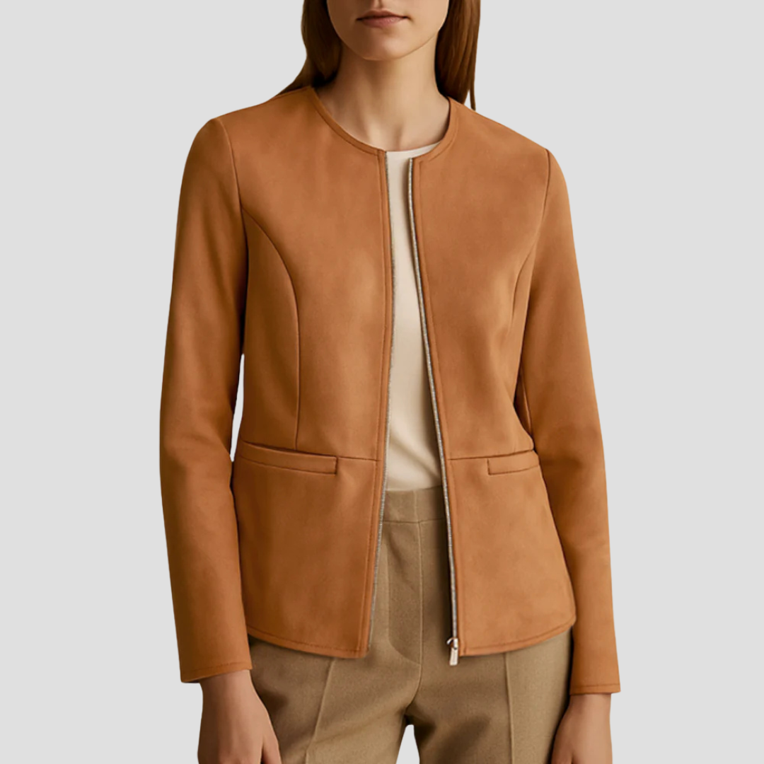 Zosia | Cropped Round-Neck Jacket