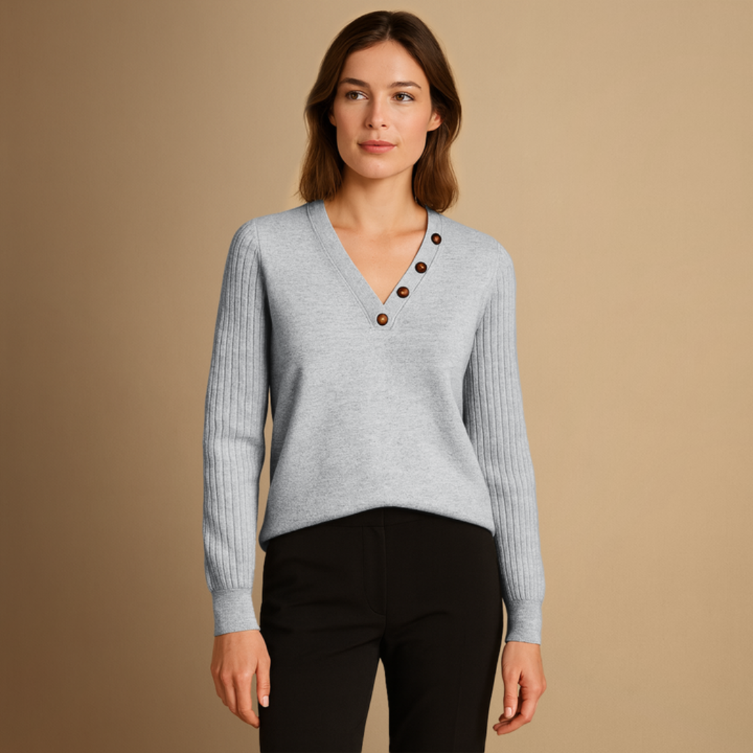 Hazel | Button Detail Jumper