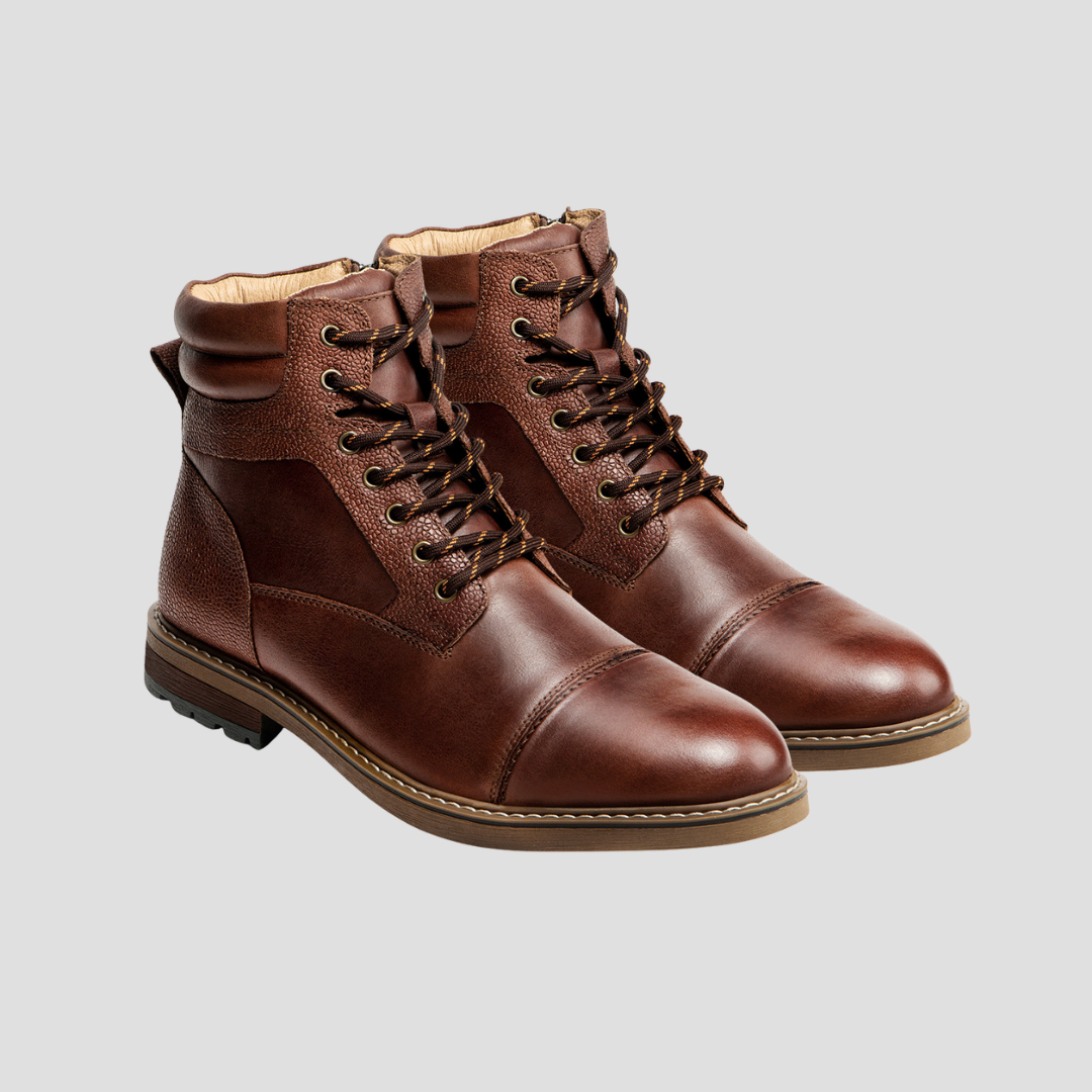 Oswald | Lace-Up Ankle Boots