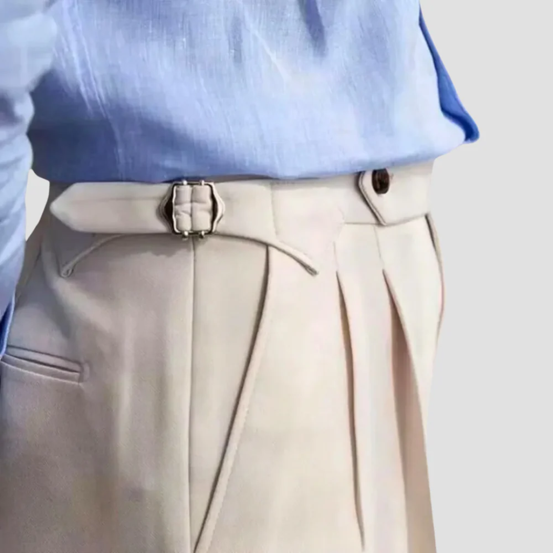 Laurence | Pleated Tailored Shorts